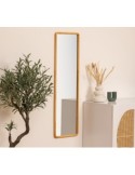 Specchio KIM 116x35 cm in Legno, Design Elegante e Moderno, Forma Rettangolare | Specchio KIM Wood