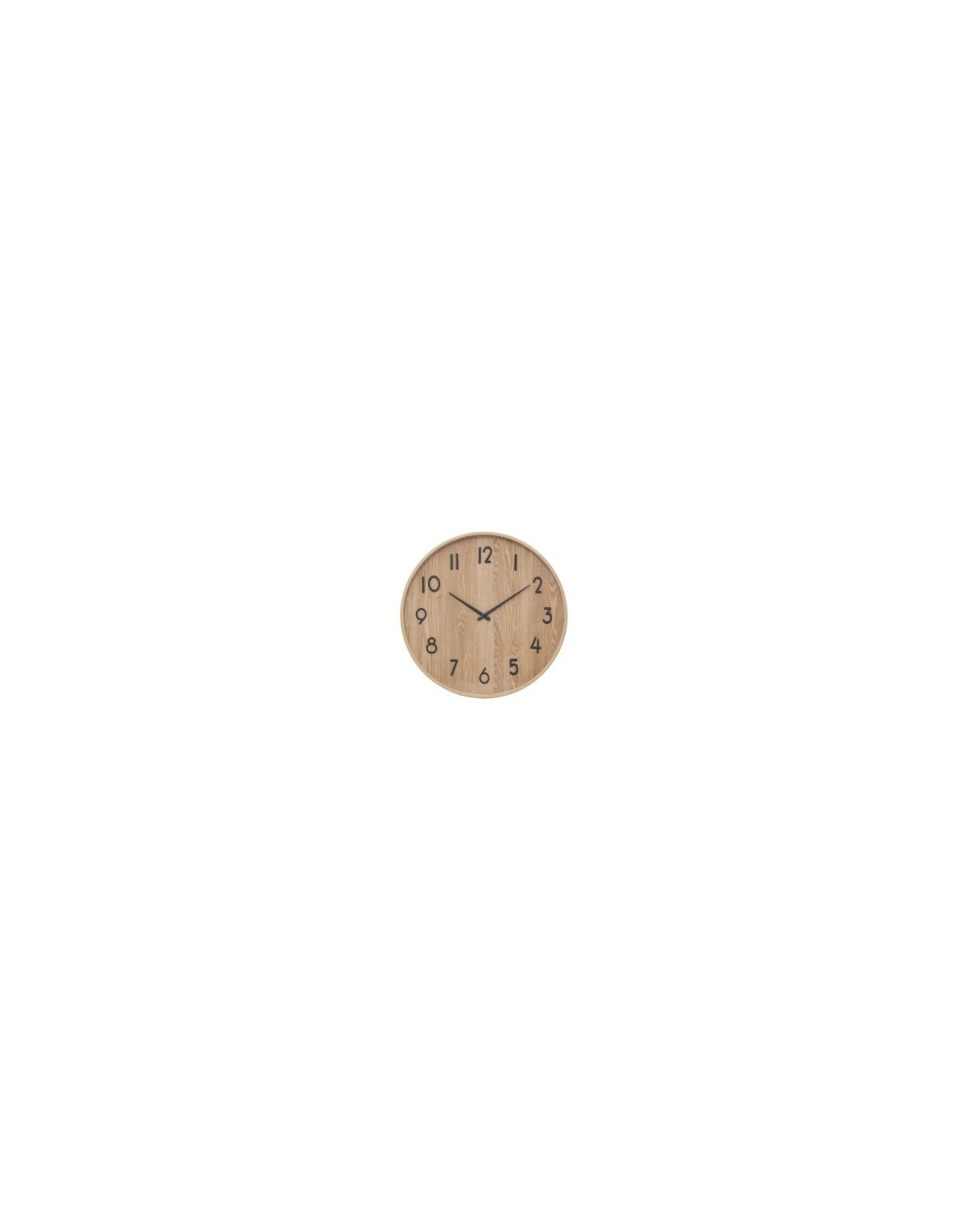 Orologio Ivana D55cm Legno Chiaro | Orologio da Parete Elegante in Legno Chiaro