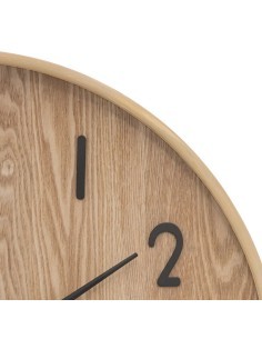 Orologio Ivana D55cm Legno Chiaro | Orologio da Parete Elegante in Legno Chiaro