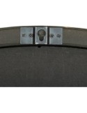 Orologio Industriale Nero Atmosphera D80cm, Design a Ingranaggi in Metallo e Legno con Numeri Romani