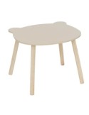 Tavolo per Bambini Douceur Beige, D60 cm, Tavolino Rotondo, Robusto e Sicuro, Ideale per Attività e Gioco