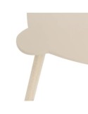Tavolo per Bambini Douceur Beige, D60 cm, Tavolino Rotondo, Robusto e Sicuro, Ideale per Attività e Gioco