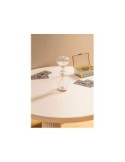 Clessidra in Vetro H19cm, Modello Bliss in Cristallo Ondulato - Colori Assortiti, Elegante Accessorio per la Casa