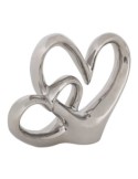 Decorazione Safina Ceramica Argento 21x16cm, Eleganza e Modernità per la Casa