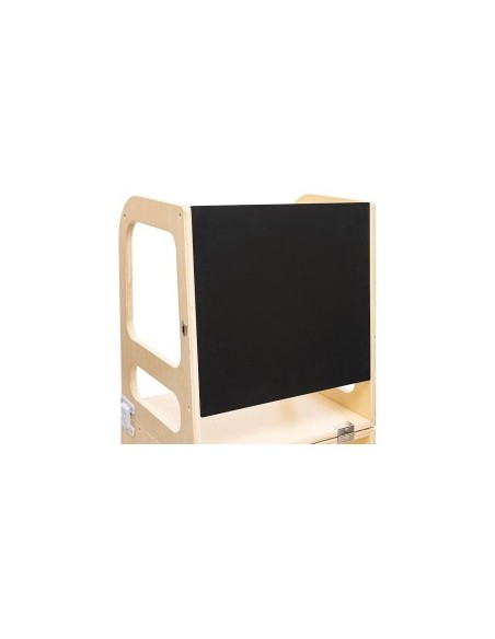Torre di Apprendimento in Legno, 57x52x91 cm, 3 in 1, per Bambini, Robusta e Sicura