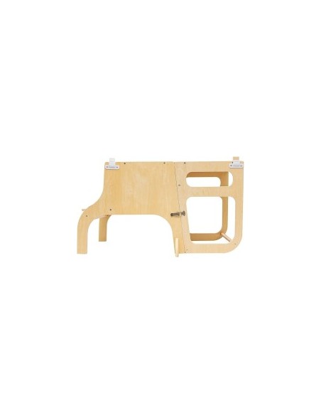 Torre di Apprendimento in Legno, 57x52x91 cm, 3 in 1, per Bambini, Robusta e Sicura