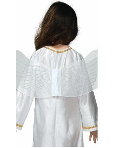 COSTUME DA ANGELO PER BIMBI TAGLIA 5/6 ANNI