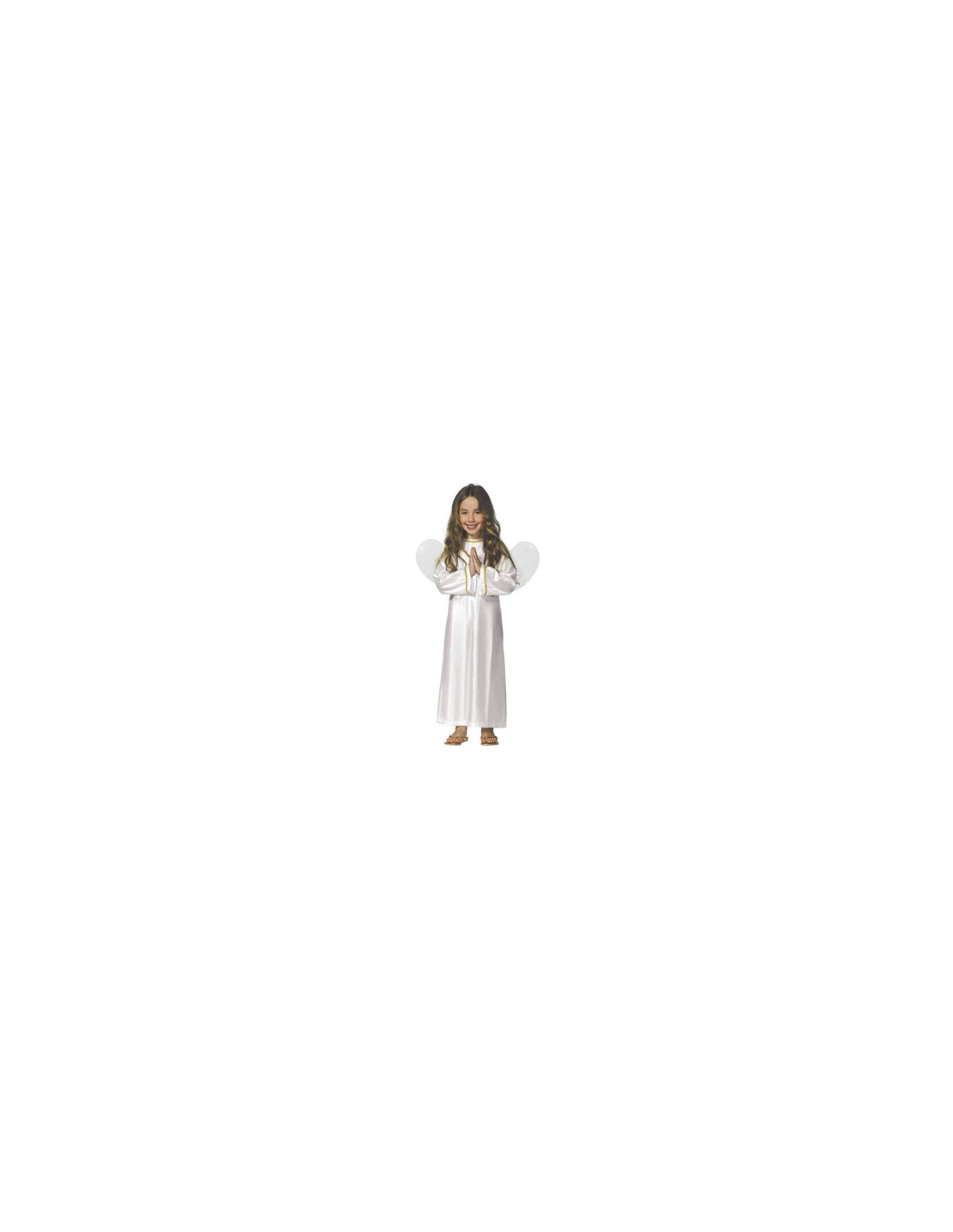COSTUME DA ANGELO PER BIMBI TAGLIA 7/9 ANNI