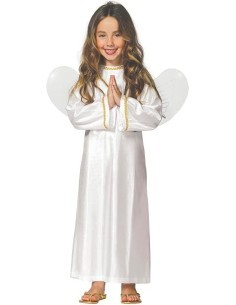 COSTUME DA ANGELO PER BIMBI TAGLIA 10/12 ANNI