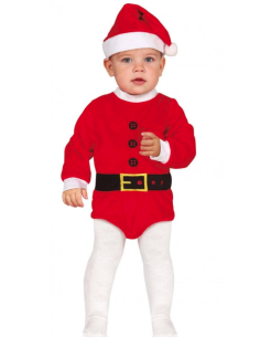 COSTUME NATALIZIO BABY BABBO NATALE TAGLIA 12/18 MESI