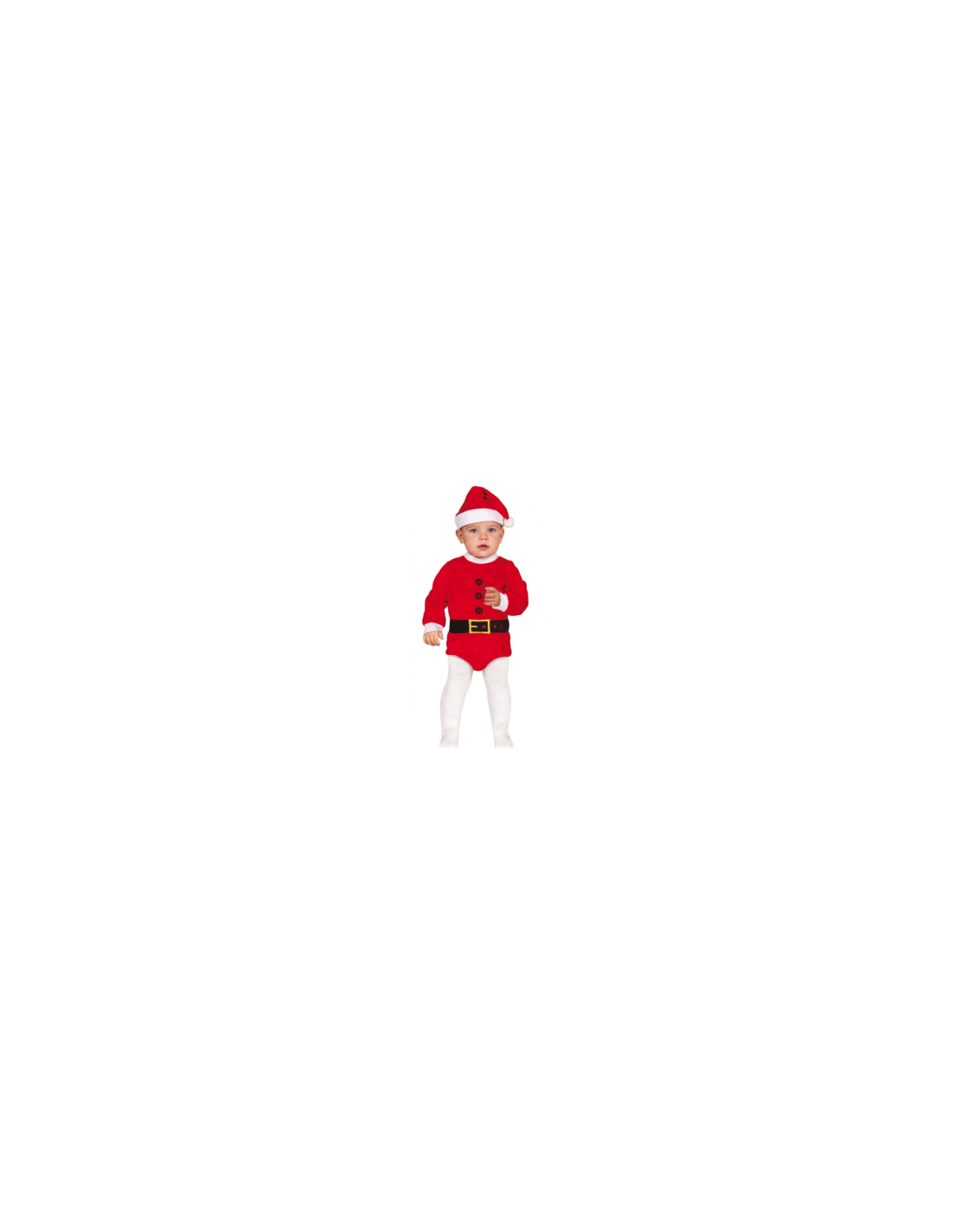 COSTUME NATALIZIO BABY BABBO NATALE TAGLIA 12/18 MESI