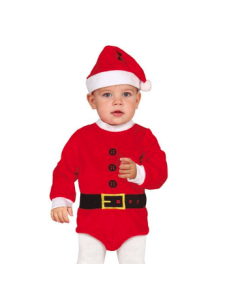 COSTUME NATALIZIO BABY BABBO NATALE TAGLIA 18/24 MESI