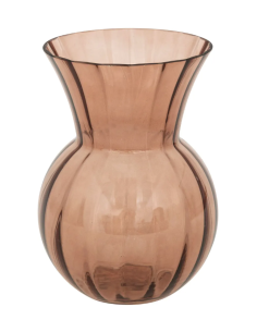 Vaso Alais 16x22cm vetro terracotta, vaso decorativo, vaso per piante, vaso elegante