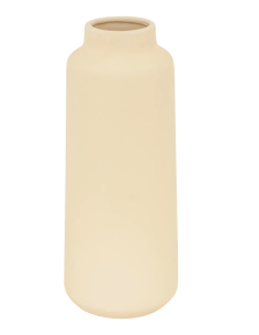 Vaso ceramica 12x30cm beige, vaso decorativo, vaso per piante, vaso elegante, vaso ceramica, arredamento casa, vaso moderno