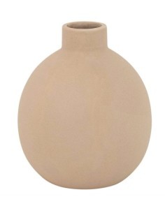 Vaso ceramica 14x18cm rosa antico, vaso decorativo, vaso per piante, vaso rosa, vaso ceramica elegante