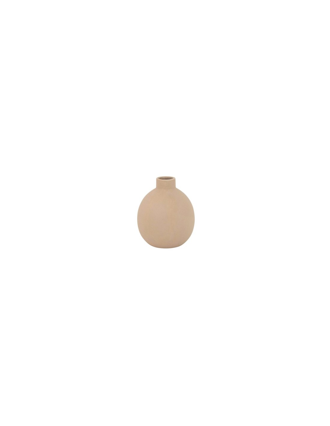 Vaso ceramica 14x18cm rosa antico, vaso decorativo, vaso per piante, vaso rosa, vaso ceramica elegante