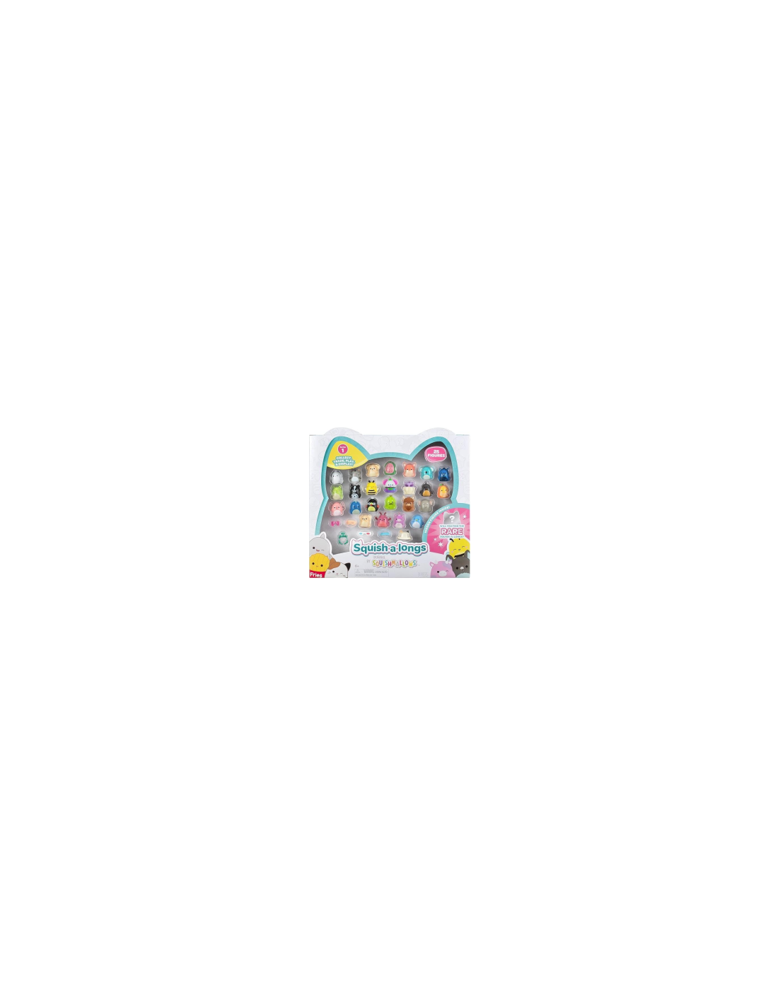 SQUISHALONGS SQAL0500 SET 25 PERSONAGGI CON ACCESSORI