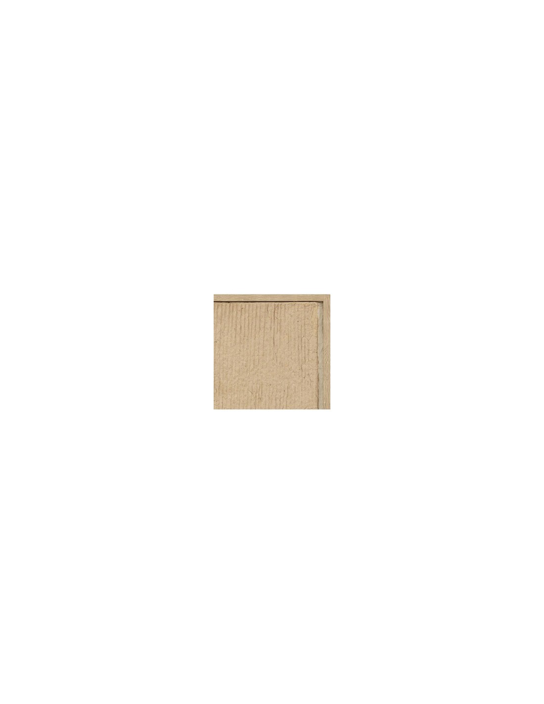 Decorazione parete Amari 70x70 cm, appendiabiti 3D beige, quadro MDF, design moderno, accessori decorativi