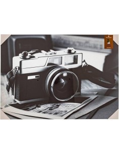 Quadro Tela Nuno 50x70 cm, stampa bianco e nero, decorazione parete moderna, arte minimalista, tela MDF