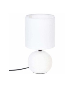 Lampada da Tavolo 116289K Timeo 13x25cm Bianco, lampada tavolo bianca, lampada moderna