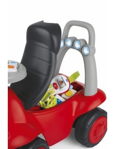 Billy Walk&Ride 2 in 1 Primi Passi e Cavalcabile ROSSO