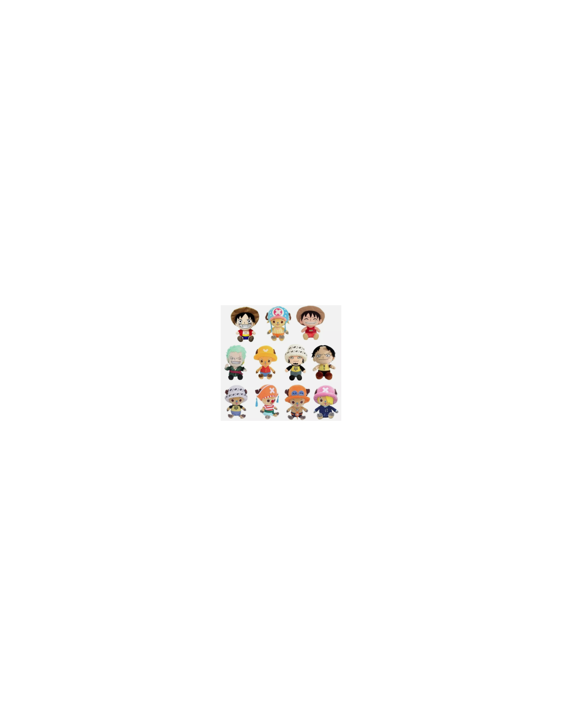 ONE PIECE CP9100 PELUCHE 20CM ASSORTITO