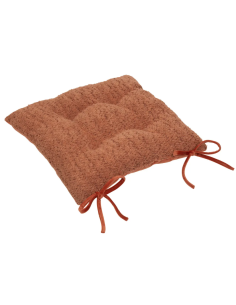 Cuscino per sedia Soana terracotta 38x38 cm, imbottitura poliestere, comodo e resistente