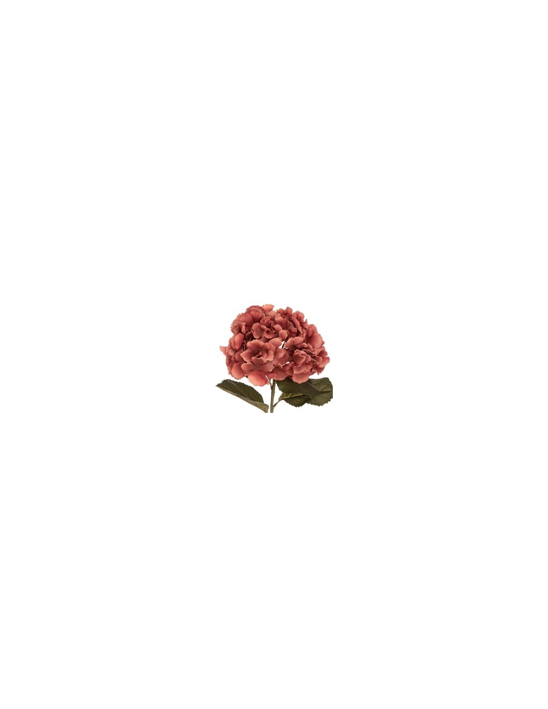 Stelo Ortensia Artificiale H83cm Prugna, fiore decorativo realistico, arredo floreale, ideale per vasi, bouquet
