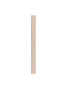 Candela Demi Tortora H26cm, decorazione elegante, cera di qualità, candela lunga, arredo casa, atmosfera calda, idea regalo