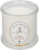Candela Fiori di Cotone 500gr, profumo delicato, cera di qualità, candela grande, arredo casa, fragranza fresca