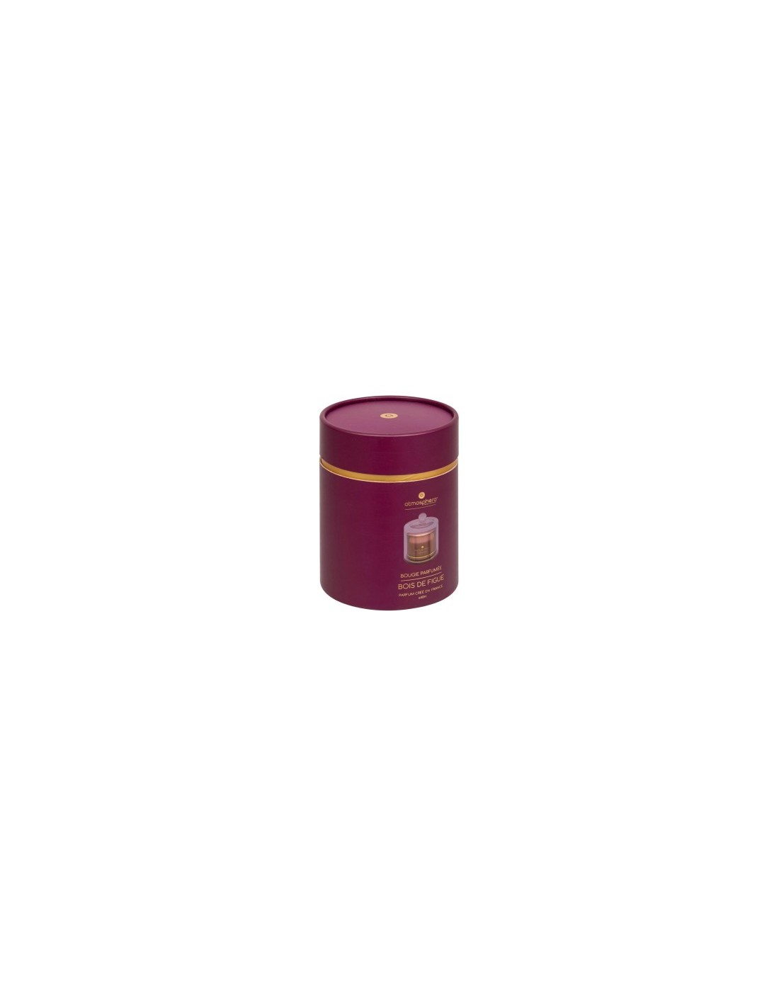 Candela profumata legno di fico  240g, Atmosphera, fragranza dolce, design elegante, lunga durata, idea regalo raffinata