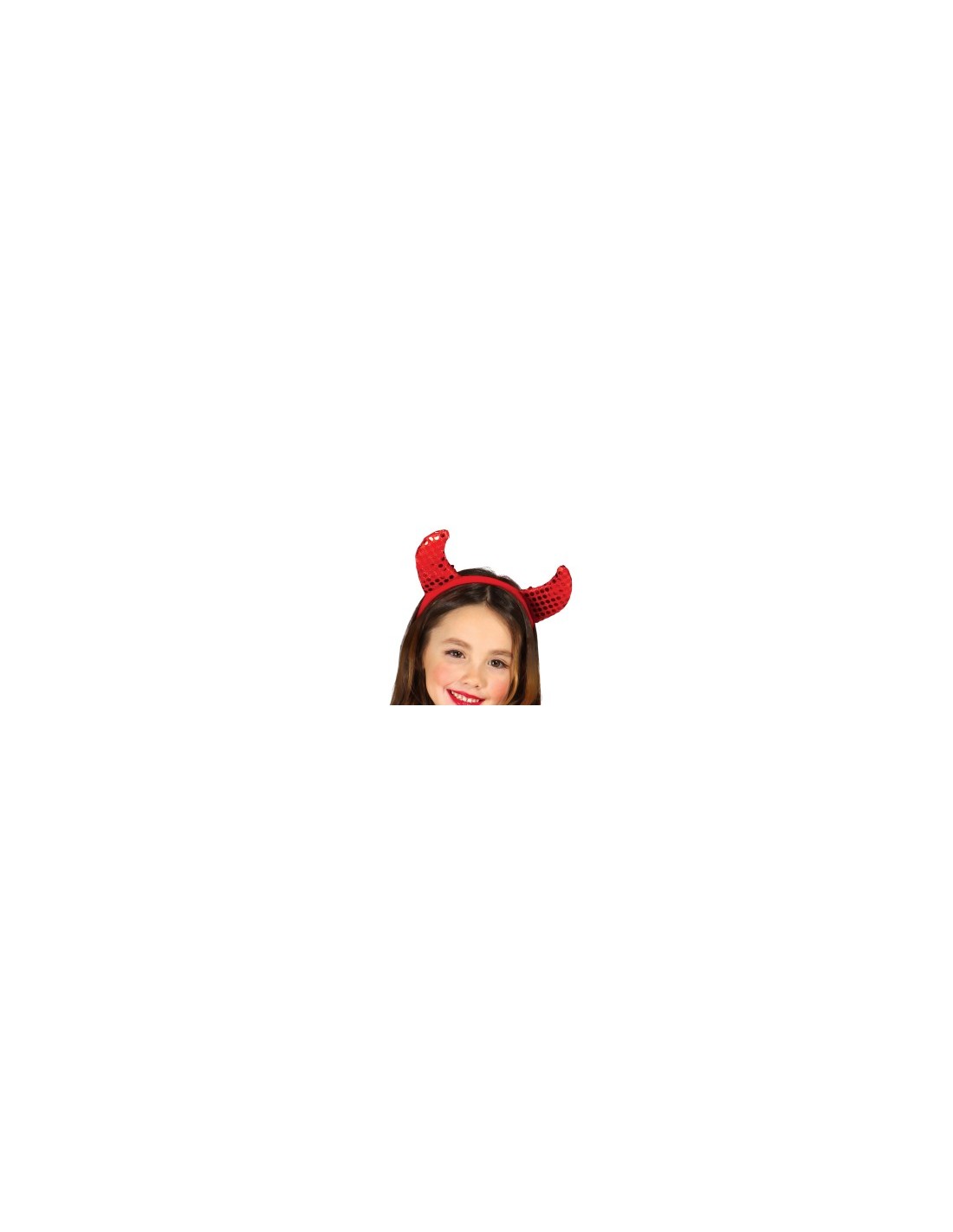 Costume Cute Devil, Cerchietto e Abito, Taglia 5-6 Anni, Tema Diavolo, Halloween