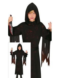 Costume Hooded Assassin Taglia 5-6 Anni, Tema Halloween