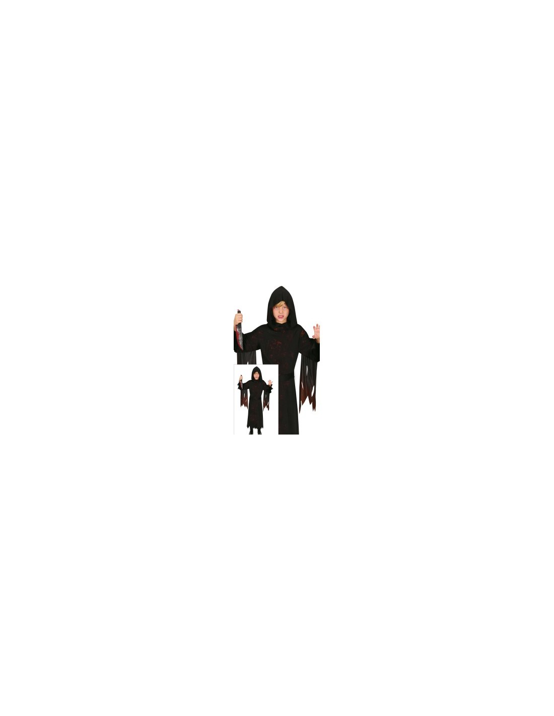 Costume Hooded Assassin Taglia 5-6 Anni, Tema Halloween