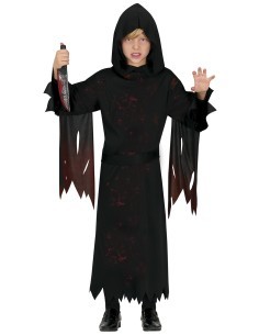 Costume Hooded Assassin Taglia 7-9 Anni, Tema Halloween