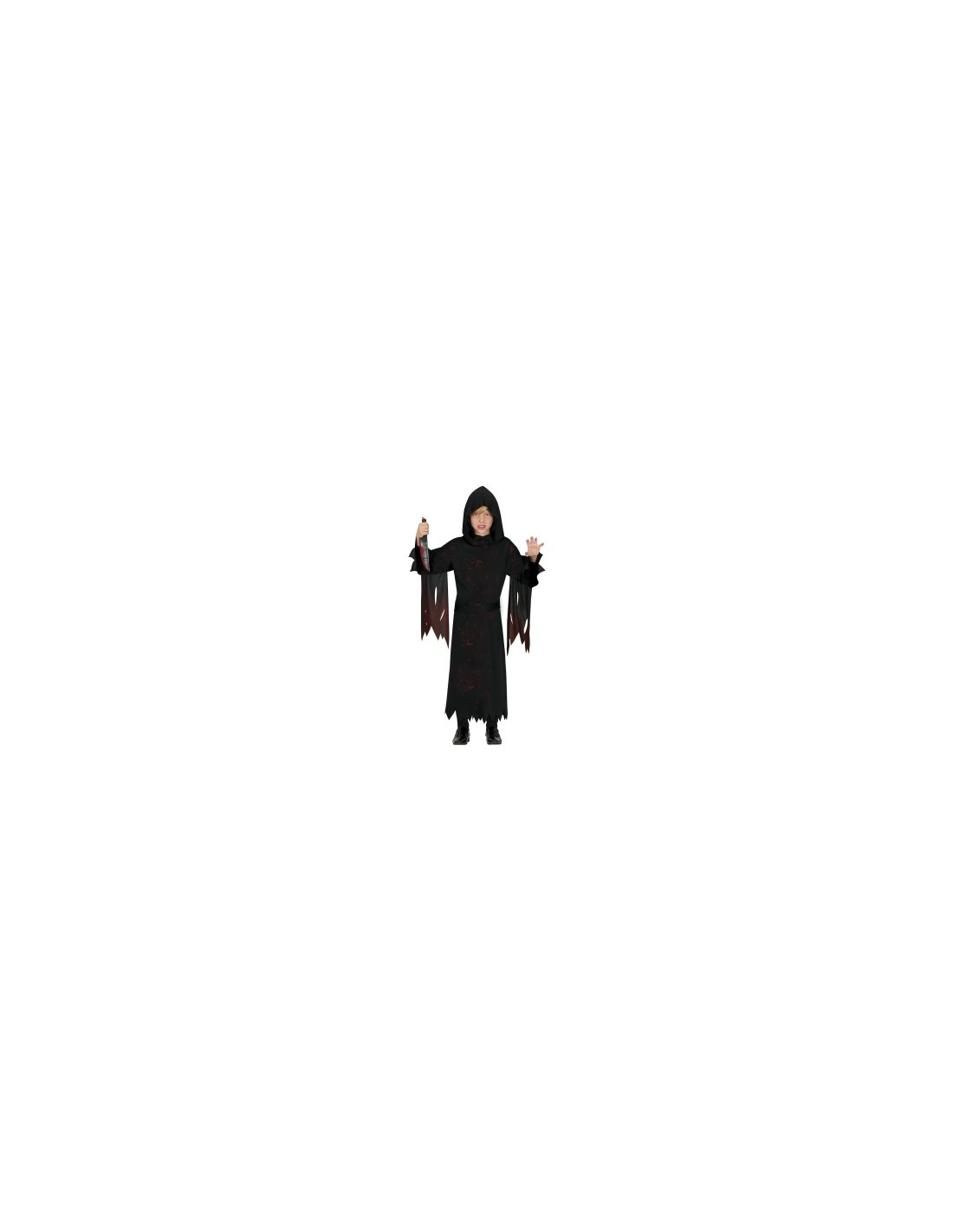 Costume Hooded Assassin Taglia 7-9 Anni, Tema Halloween