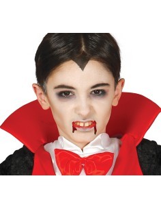 Costume Conte Vampiro, Body, Camicia, Mantello, Taglia 10-12 Anni