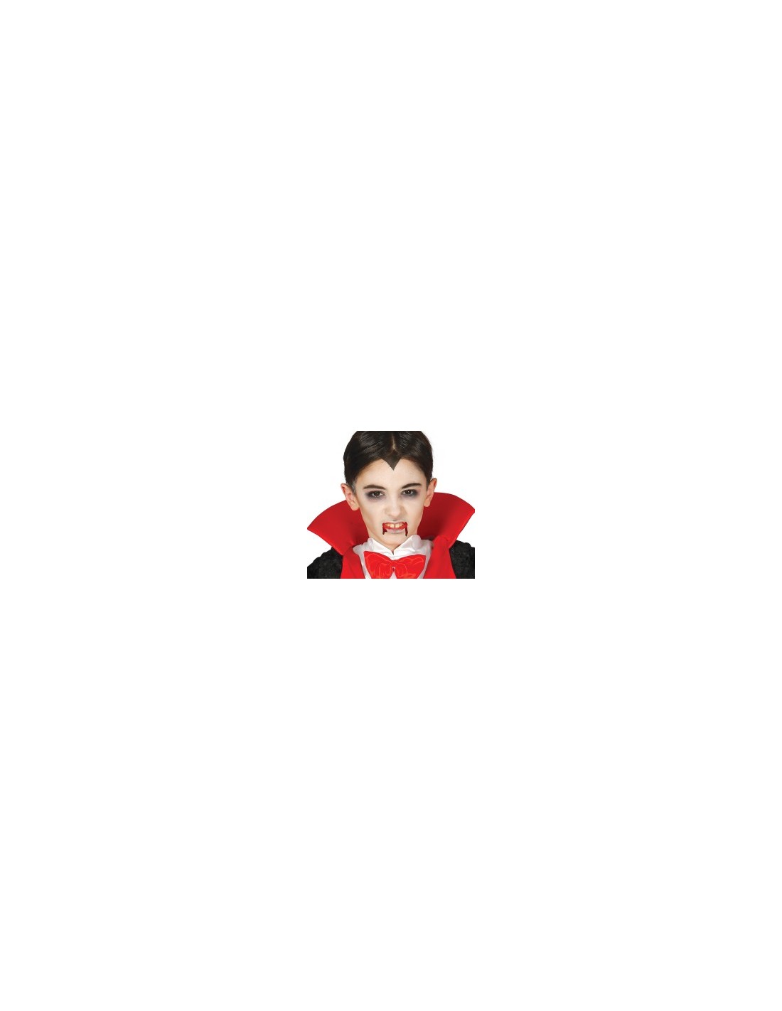 Costume Conte Vampiro, Body, Camicia, Mantello, Taglia 10-12 Anni