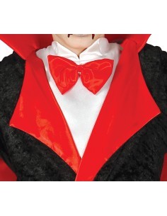 Costume Conte Vampiro, Body, Camicia, Mantello, Taglia 10-12 Anni