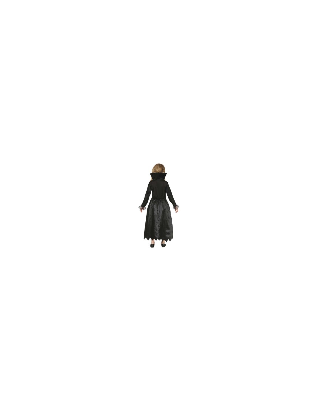 Costume Vampira, Abito, Taglia 5-6 Anni, Tema Halloween