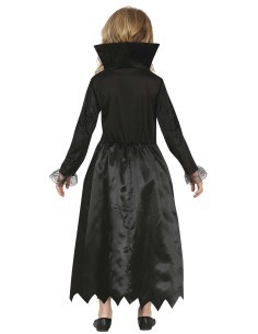 Costume Vampira, Abito Taglia 10-12 Anni, Tema Vampiri, Halloween