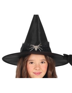 Costume Silver Witch, Sombrero e Abito, taglia 7-9 anni  Tema Streghe, Halloween
