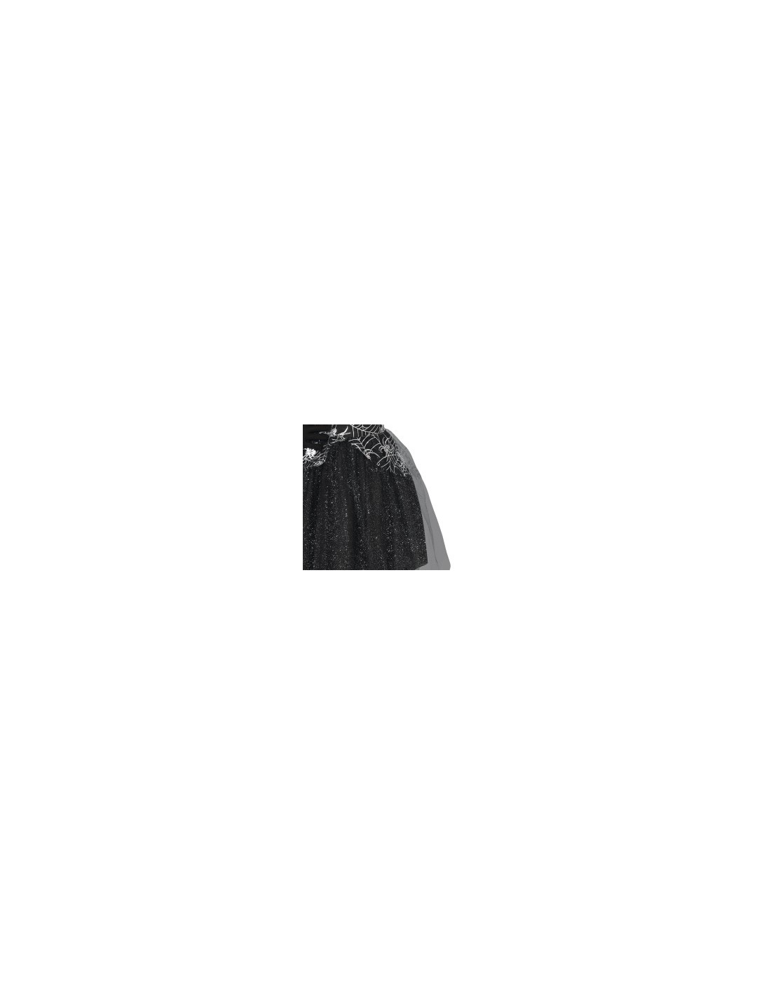 Costume Silver Witch, Sombrero e Abito, taglia 7-9 anni  Tema Streghe, Halloween
