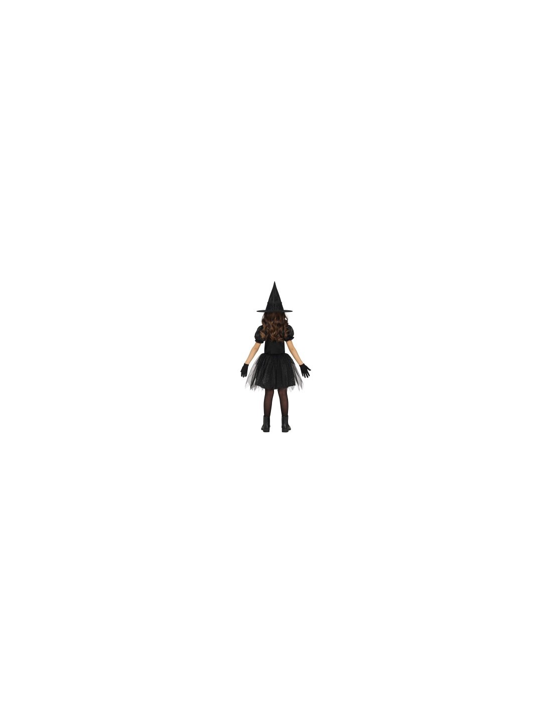 Costume Silver Witch, Sombrero e Abito, taglia 7-9 anni  Tema Streghe, Halloween
