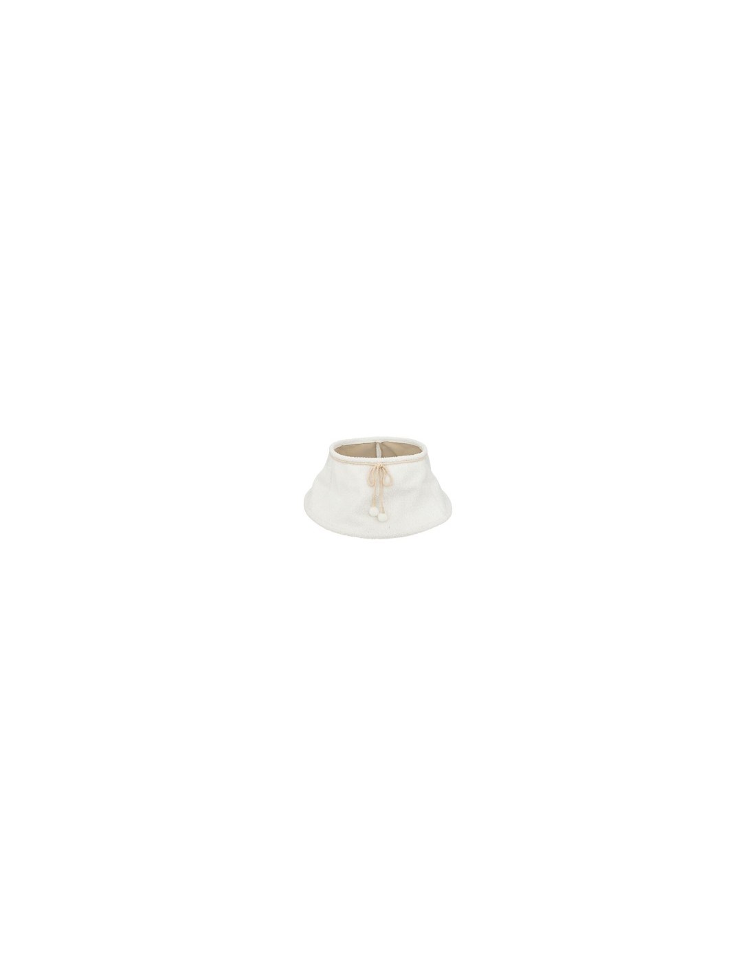 Copri Base Albero di Natale 56cm, Poliestere Bianco, Elegante e Resistente, Ideale per Decorare la Base dell'Albero