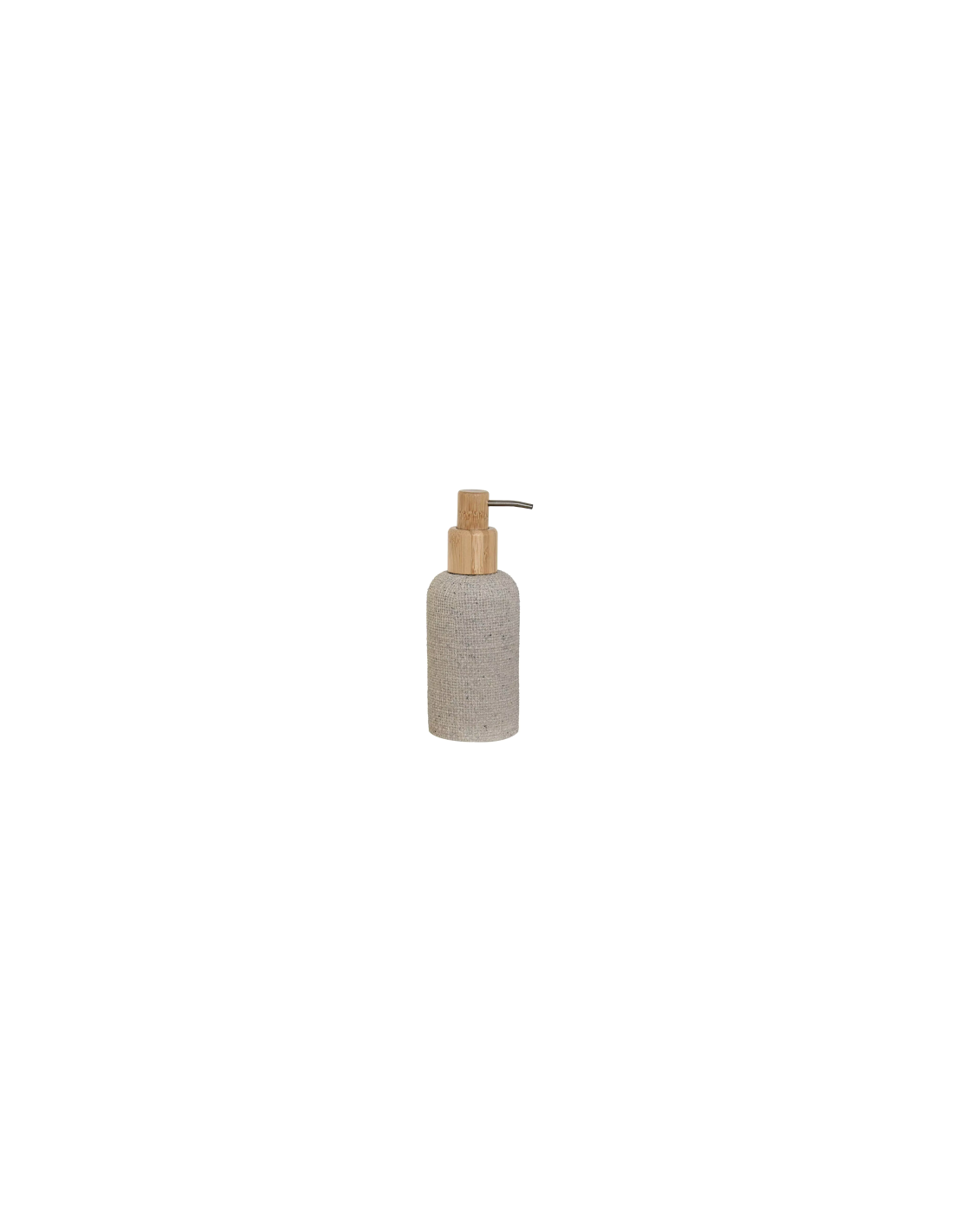 DISPENSER SAPONE PB211680 RESINA/LEGNO 7X9X19CM GRIGIO
