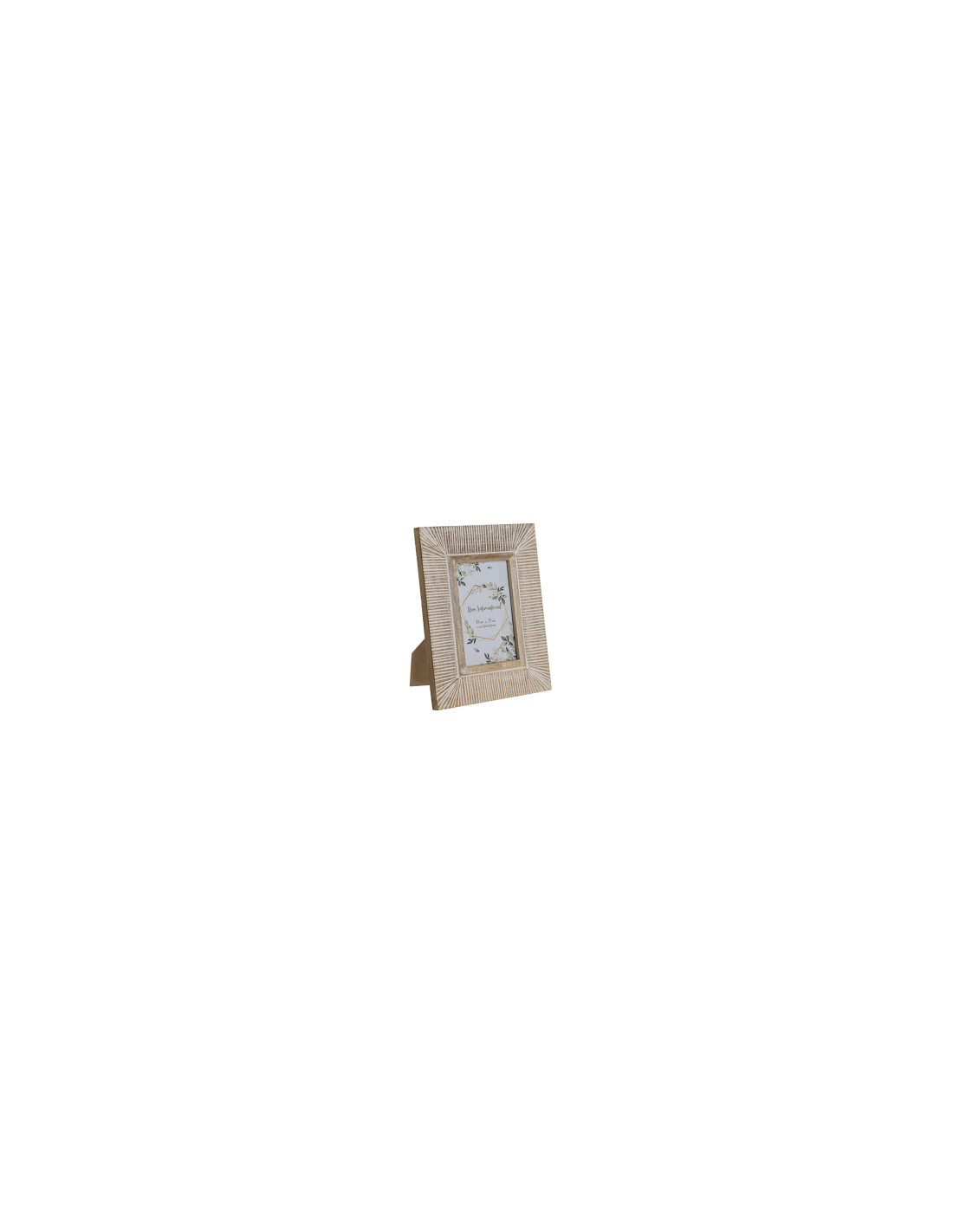 PORTAFOTO LD215749 MANGO 10X15CM DECAPE BIANCO