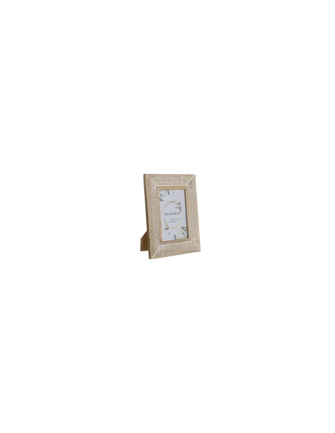 PORTAFOTO LD215750 MANGO 13X18CM DECAPE BIANCO