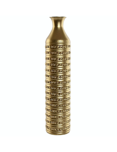 VASO JR217439 METALLO 13X13X61CM DORATO