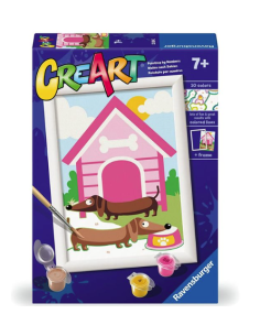 CREART 23884 13X18 BASSOTTI E CUCCIA